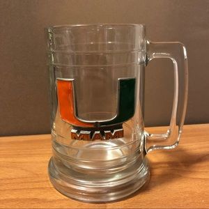 Miami University Hurricanes Beer Mug 3 D Logo